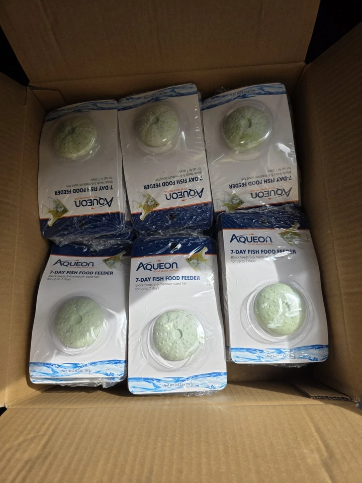 Aqueon 100106353 Alimentador de Alimentos para Peces 7 Días LOTE DE 36 Foto 1 de 2