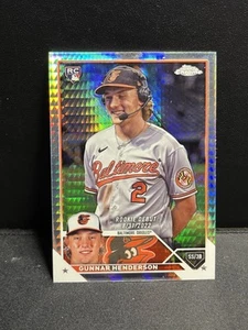 2023 Topps Chrome Update Series - Rookie Debut Gunnar Henderson #USC208 Prism... - Picture 1 of 6