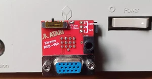 ATARI ST Din13 auf VGA Adapter LOW-MEDIUM (15khz)/HIGH umschaltbar mit Audio PRO - Bild 1 von 2