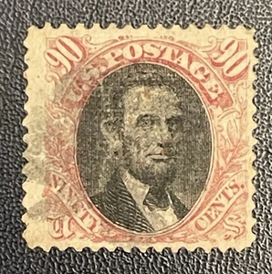 Tangstamp: US Stamp #122 Pictorial Lincoln Used Toning Spots CV $2100 - Picture 1 of 2