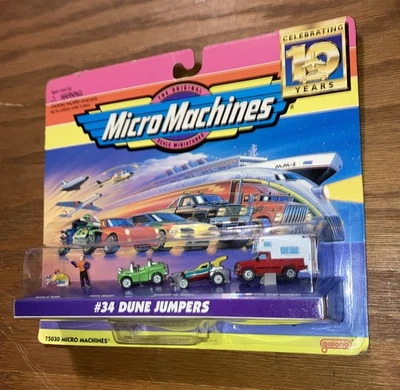 Micro Machines #34 Dune Jumpers 1996  10 Year Anniversary Galoob 75030 NEW - Image 1 of 4