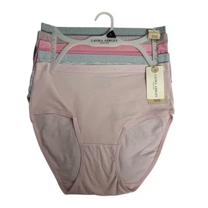 Laura Ashley Damen Höschen Gr. Small Pkg/5 Bio-Baumwolle Mehrfarbig Ohne Etikett - Bild 1 von 9
