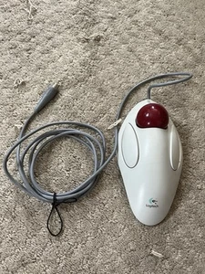 VTG LOGITECH TRACKBALL MARBLE MOUSE T-CM14 🐁🐁🐁 - Picture 1 of 4