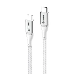 Alogic - Ultra USB-C to USB-C cable 5A/480Mbps - Silver (Length: 30 cm) - Afbeelding 1 van 7