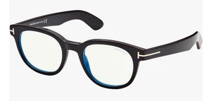 Gafas TOM FORD TF 5807-B 001 Negro 50 Nuevas - Imagen 1 de 4