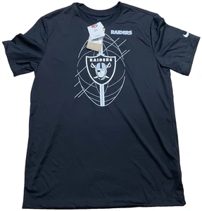 Nike M Medium DRI-FIT Las Vegas Raiders Legend Icon Performance T-Shirt Men's - Picture 1 of 11