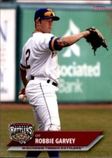 2011 Wisconsin Timber Rattlers Choice #6 Robbie Garvey Las Vegas Nevada NV Card