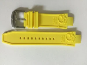 Invicta Subaqua Noma Dragon authentic rubber / Silicone Yellow band 28mm - Picture 1 of 2