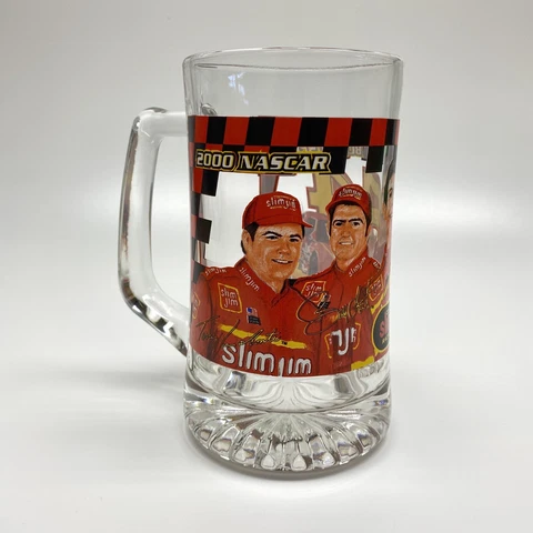 2000 Nascar Busch Series Glass Beer Mug Slim Jim Racing Team #44 Terry Labonte Cover