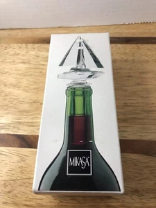 MIKASA REGATTA Lead Crystal Bottle Stopper 5 7/8" Tall Sail Boat - Picture 1 of 9