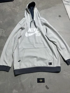 Nike SB Ration Snowboard Hoodie Grau 615643 Thermofutter Top Zustand Gr. L - Bild 1 von 7