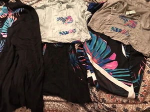 Victoria Secret Set Pink Tropical Print - Bild 1 von 5