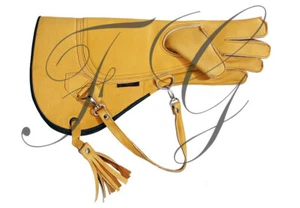 FALCONRY COWHIDE LEATHER EAGLE GLOVE SIZE L 17 INCH ( 3 LAYER ) - Imagen 1 de 1