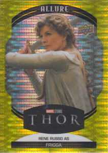 2022 Upper Deck Marvel Studios RENE RUSSO Yellow Taxi Parallel #9