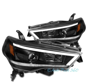 Faros negros para proyector de señal secuencial LED para 14-20 Toyota 4Runner - Imagen 1 de 12