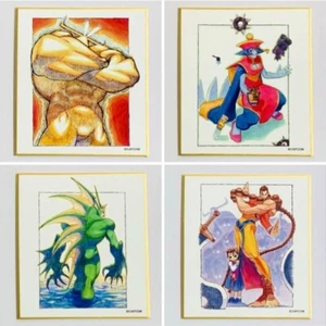 Vampire Savior Hunter Darkstalkers Mini Shikishi Lot 4 Set Capcom Japan M600 - Bild 1 von 3