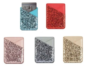 Glitter Credit Card Holder Stickers for Cell Phone - Picture 1 of 12