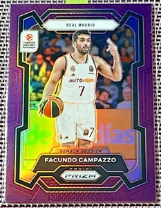 2023-24 Panini Euroleague Prizm Facundo Campazzo 73 PURPLE POP /99 REAL MADRID - Picture 1 of 3