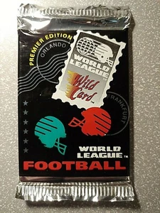 1992 AAA Sports Wild Card World League Football Premiere Edition Pack  - Bild 1 von 1