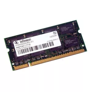 512Mo RAM Portátil Sodimm INFINEON HYS64D64020HBDL-6-C DDR1 PC-2700 333MHz - Imagen 1 de 1