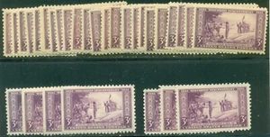 SCOTT # 739, WISCONSIN, MINT, OG, NH, H, NO GUM, 30 STAMPS, GREAT PRICE! - Picture 1 of 1