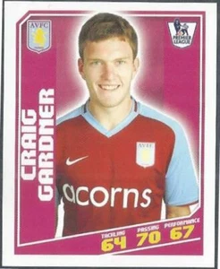 TOPPS TOTAL FOOTBALL-2009- #036-ASTON VILLA-CRAIG GARDNER - Picture 1 of 1