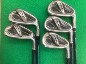 TaylorMade SIM2 MAX OS Iron Set 5 Clubs 6-Pw TENSEI TM60 Stiff Flex - Picture 1 of 5