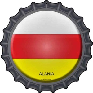 Letrero de aluminio con tapa de botella de 12" de metal novedad Alania - Imagen 1 de 1