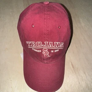 Southern California USC Trojans Fine Corduroy Distressed Baseball Cap Hat - Picture 1 of 5