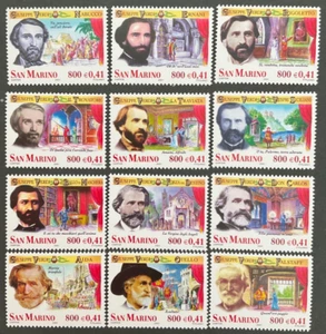 San Marino 2001 G. Verdi serie completa mnh derivante da foglietto - Foto 1 di 1
