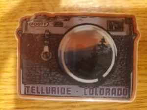 Lente de cámara Telluride Colorado mini pegatina de recuerdo paquete de 60 - Imagen 1 de 1