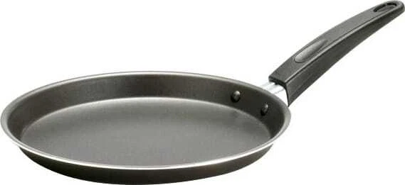 Accademia Mugnano Crepiera Antiaderente cm 25 Corpo in Alluminio Nero DSCRP25