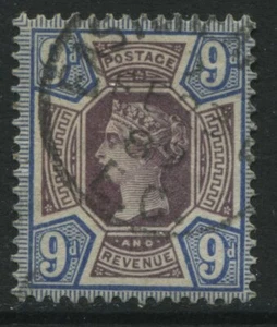 1887 9d Jubilee struck by a light 1889 CDS (39) - Picture 1 of 1