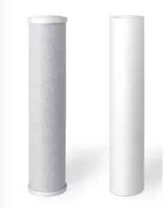 2 GRANDES FILTROS DE AGUA AZULES: BLOQUE DE SEDIMENTOS/CARBONO 4,5 X 20" - Imagen 1 de 2