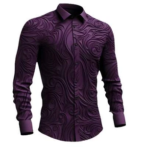 Gothic Floral Print Long Sleeve Shirt for Teens - Retro Style Outdoor Streetwear - Picture 1 of 29