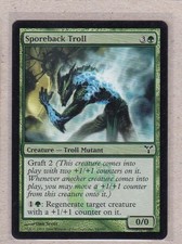 MTG - Sporeback Troll - Dissension - Common EX/NM - Foil Single