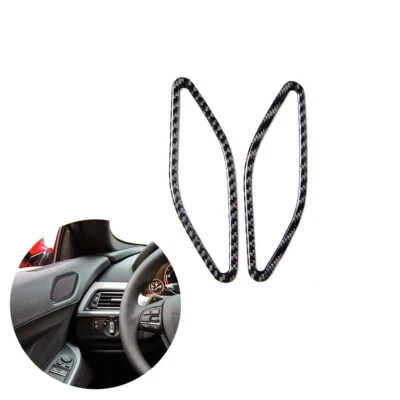 Borde adhesivo de marco de altavoz de puerta de fibra de carbono para BMW Serie 6 640i 650i M6 Foto 1 de 4