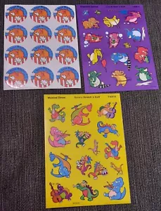 Vintage TREND Scratch & Sniff stickers Cola Elephant Banana Dinos Popcorn Cats - Picture 1 of 1