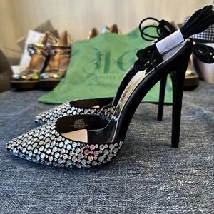JLO Jennifer Lopez  Max Heel in Black SIZE 10 Damaged As Is A1019 - Picture 1 of 16