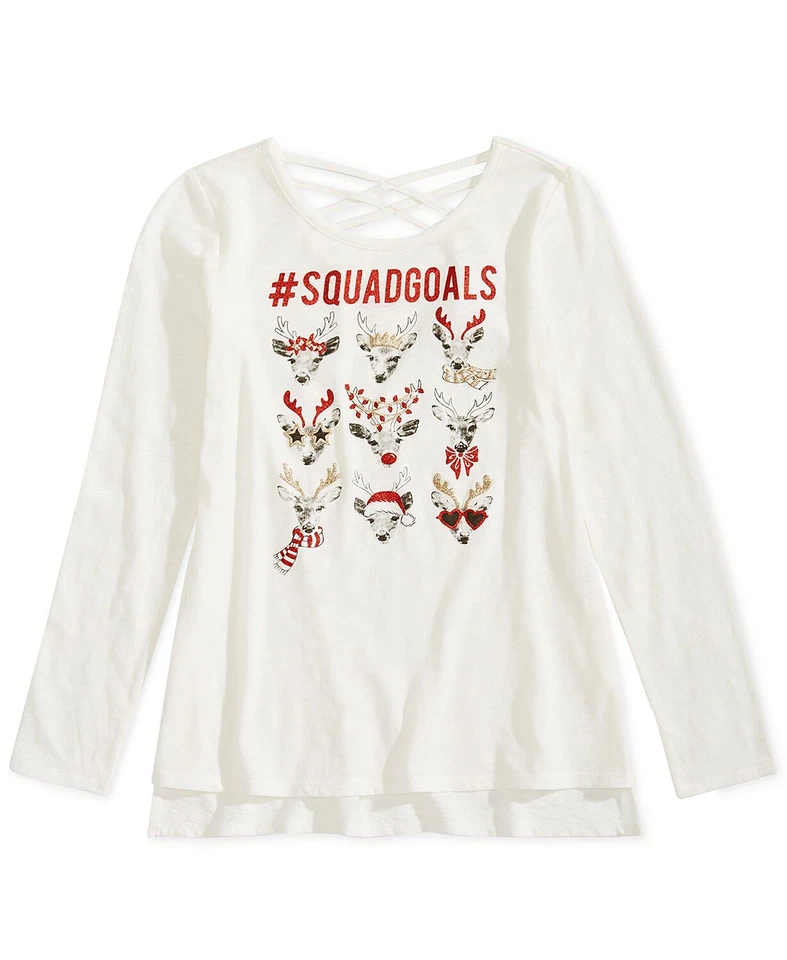 Epic Threads Big Girl's Holiday T-Shirt Size Large - Image 1 of 1