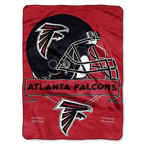 NFL Football Atlanta Falcons Royal Plush Soft Blanket/Throw/Raschel Twin Cover