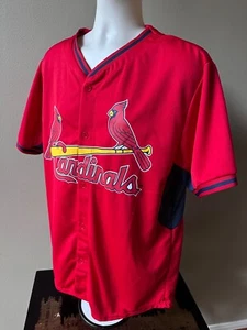 MLB St. Louis Cardinals Matt Carpenter #13 Baseball Trikot mit Knopfleiste (XL) rot - Bild 1 von 5