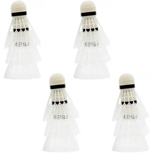 12x Federbälle Federball Badminton Badmintonset Badmintonbälle Bälle weiß Sport - Bild 1 von 2