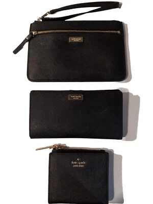 Retro Style EUC Kate Spade New York Genuine 3 Piece Wallet Checkbook Tote Combo - Image 1 of 4