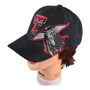 Zephyr NCAA Texas Tech Red Raiders Masked Rider Stickerei Wolle Snapback Cap - Bild 1 von 6