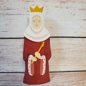 Kinderkram Ostheimer German Handcrafted Medieval Queen Wooden Toy Rare