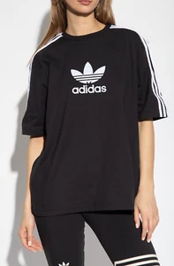 NEW WOMENS' ADIDAS ORIGINALS TREFOIL OVERSIZED TEE SHIRT ~SIZE MEDIUM #II6108 - Picture 1 of 7
