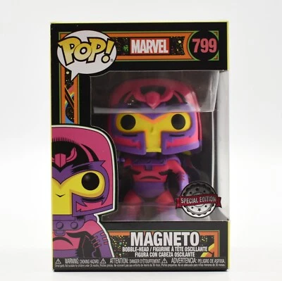 Funko Pops - Figura Cabeza Bobble Edición Especial Magneto Marvel #799 Foto 1 de 3
