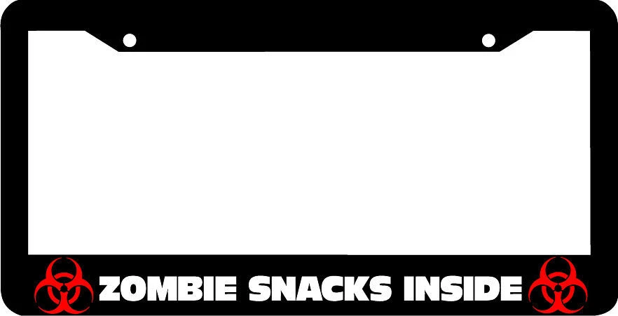 ZOMBIE SNACKS 内部车牌架 — 第 1/1 张图片
