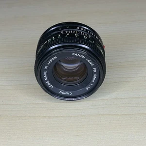 Canon FD 50mm f1.8 (NFD, FDn) Lens - Picture 1 of 6